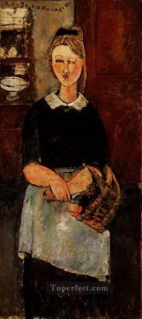 アメデオ・モディリアーニ Painting - 美しい主婦 1915年 アメデオ・モディリアーニ